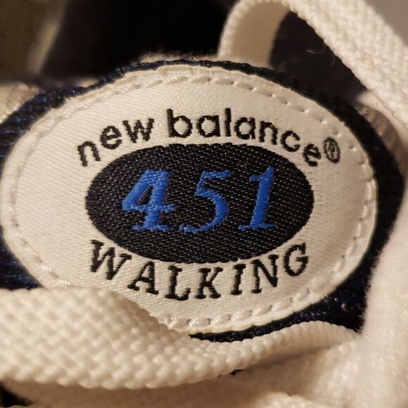 Men's New Balance 451 walking shoe, size 10, white, D width - Picture 6 of 6